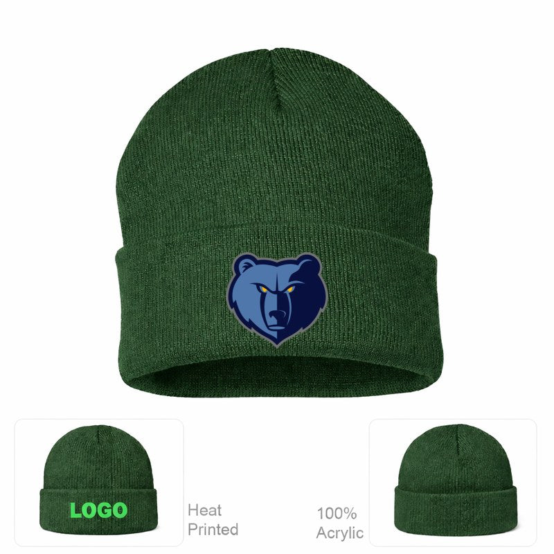 Memphis Grizzlies Forest Green Beanie Hat