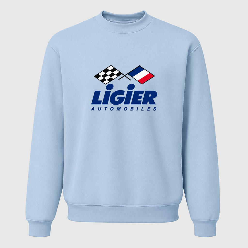 Men's Ligier Automobiles Crewneck Sweatshirt - Sky Blue