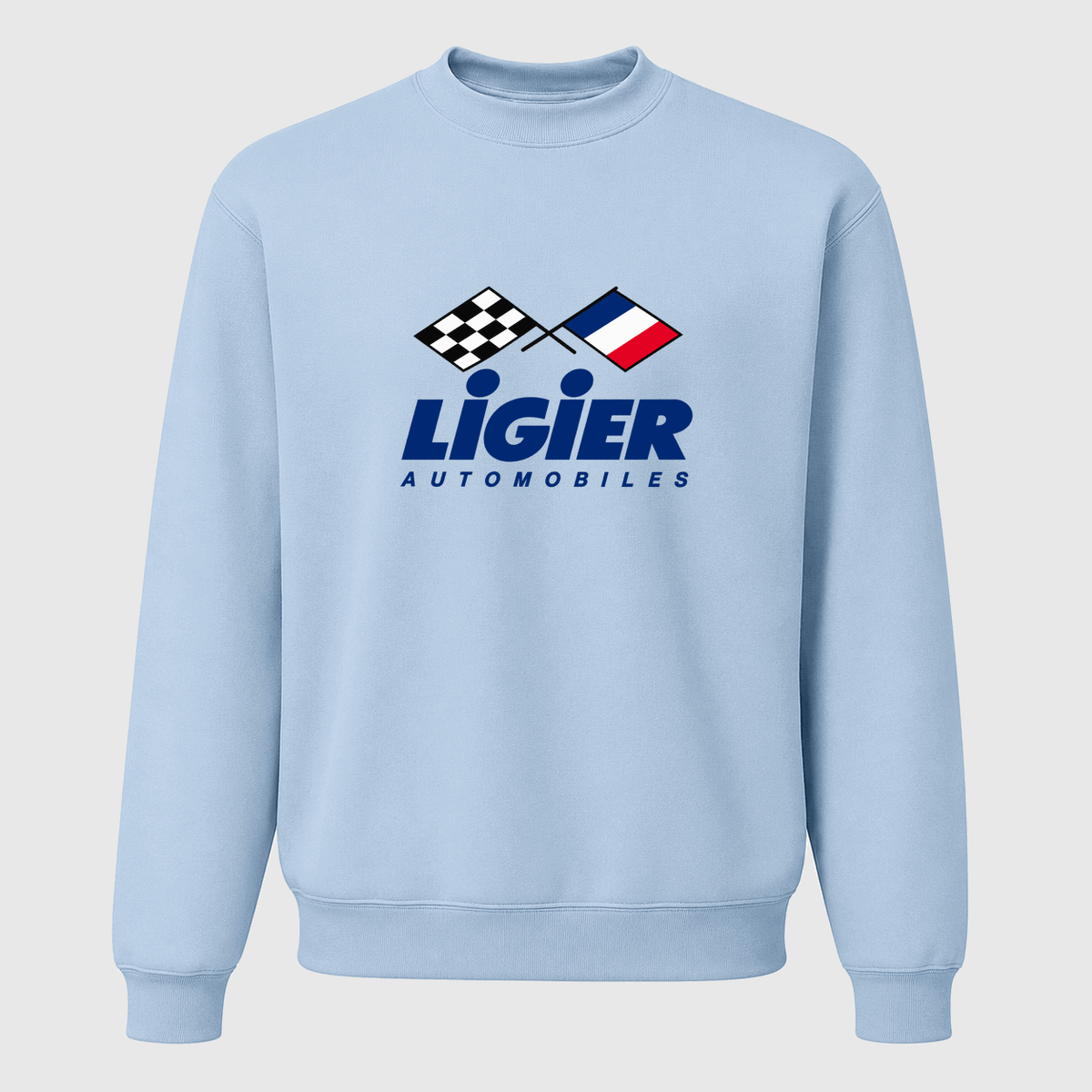 Men's Ligier Automobiles Crewneck Sweatshirt - Sky Blue