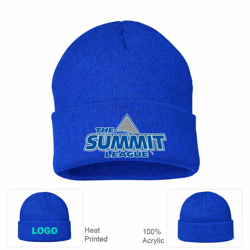 The Summit League Royal Blue Beanie Hat