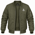 Men's Houston Rockets Army Green Lightweight Bomber Jacket - Army Green