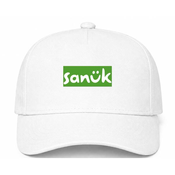 Sanuk Logo White Dad Baseball Cap Hat