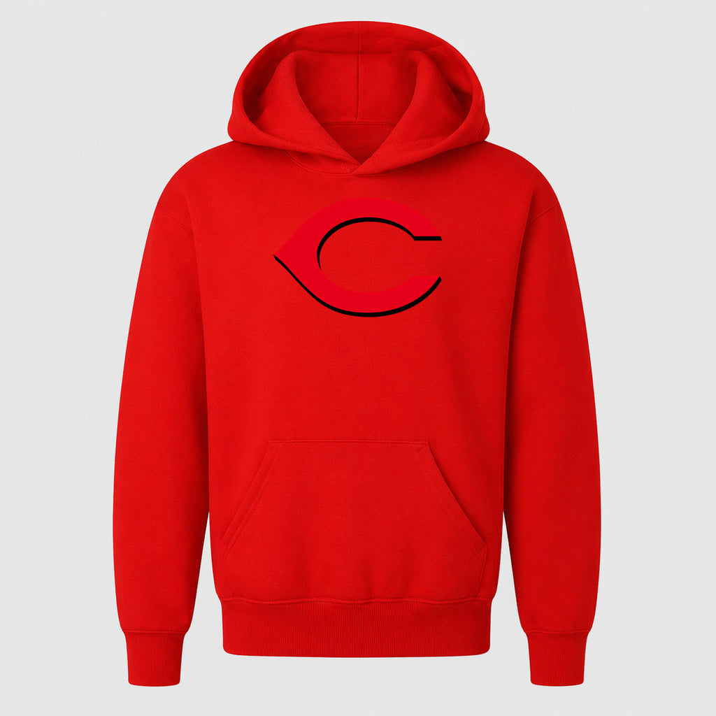 Youth Cincinnati Reds Pullover Hoodie - Red