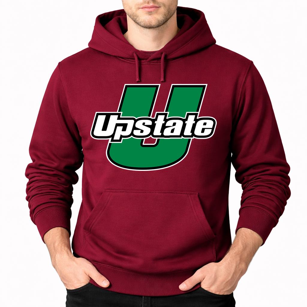Men's USC Upstate Spartans Pullover Hoodie - Burgundy