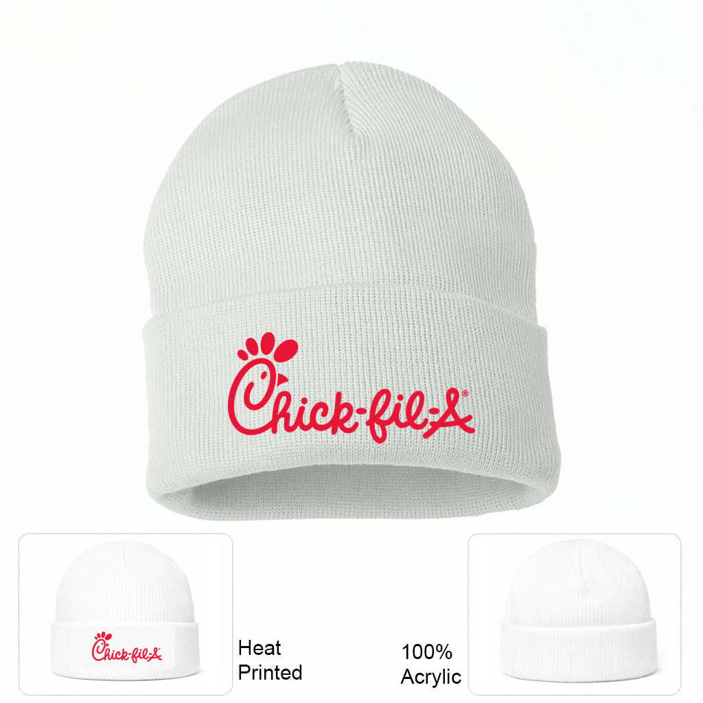 Chick-fil-A Beanie Hat - White