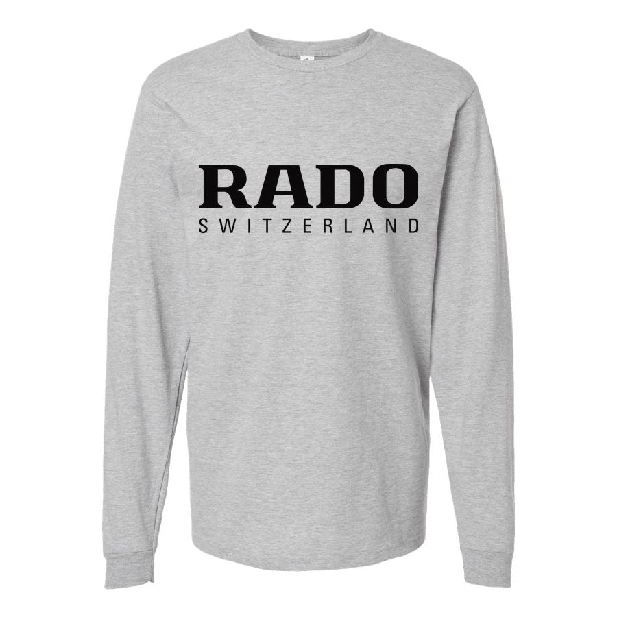 Men's Rado Long sleeves Cotton Blend T-Shirt - Gray