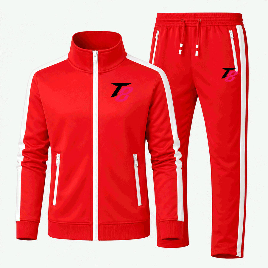 Tekken 8 Black tracksuit in Red