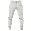 Olympic Rings Black joggers sweatpants - White