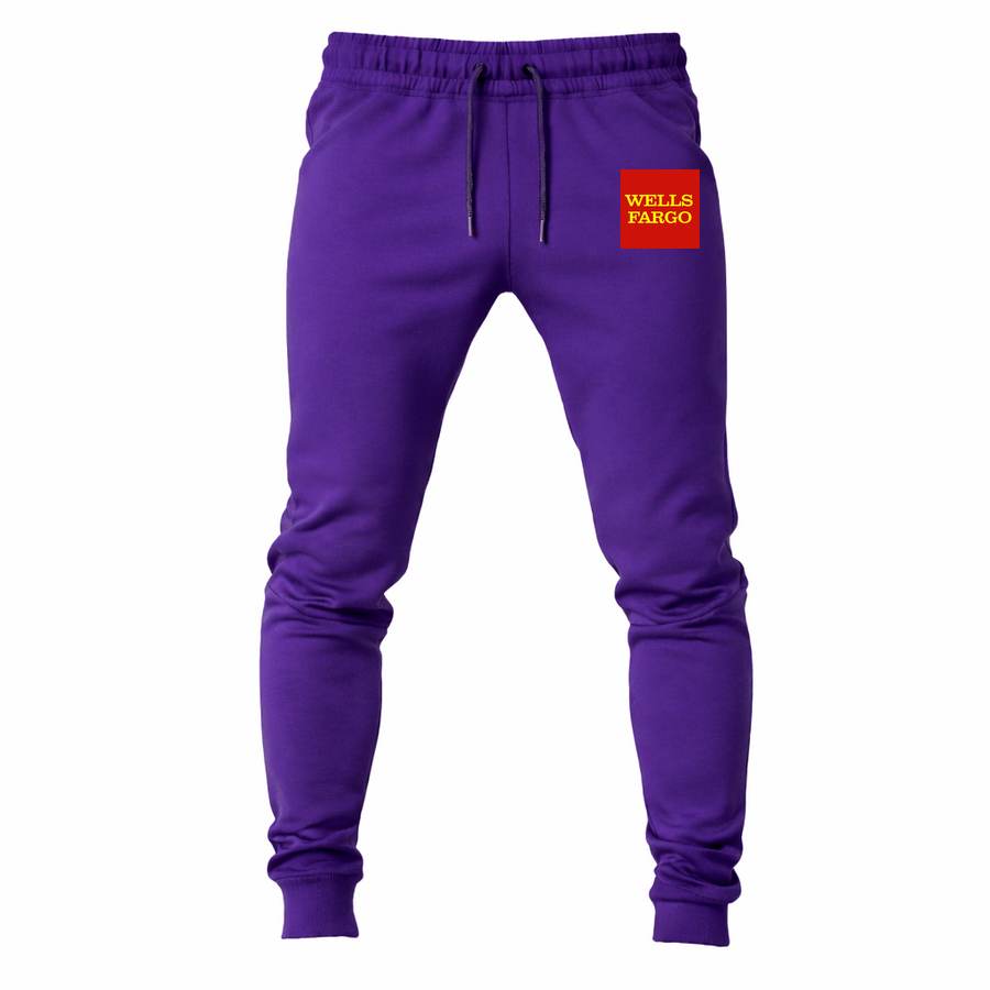 Wells Fargo joggers sweatpants - Purple