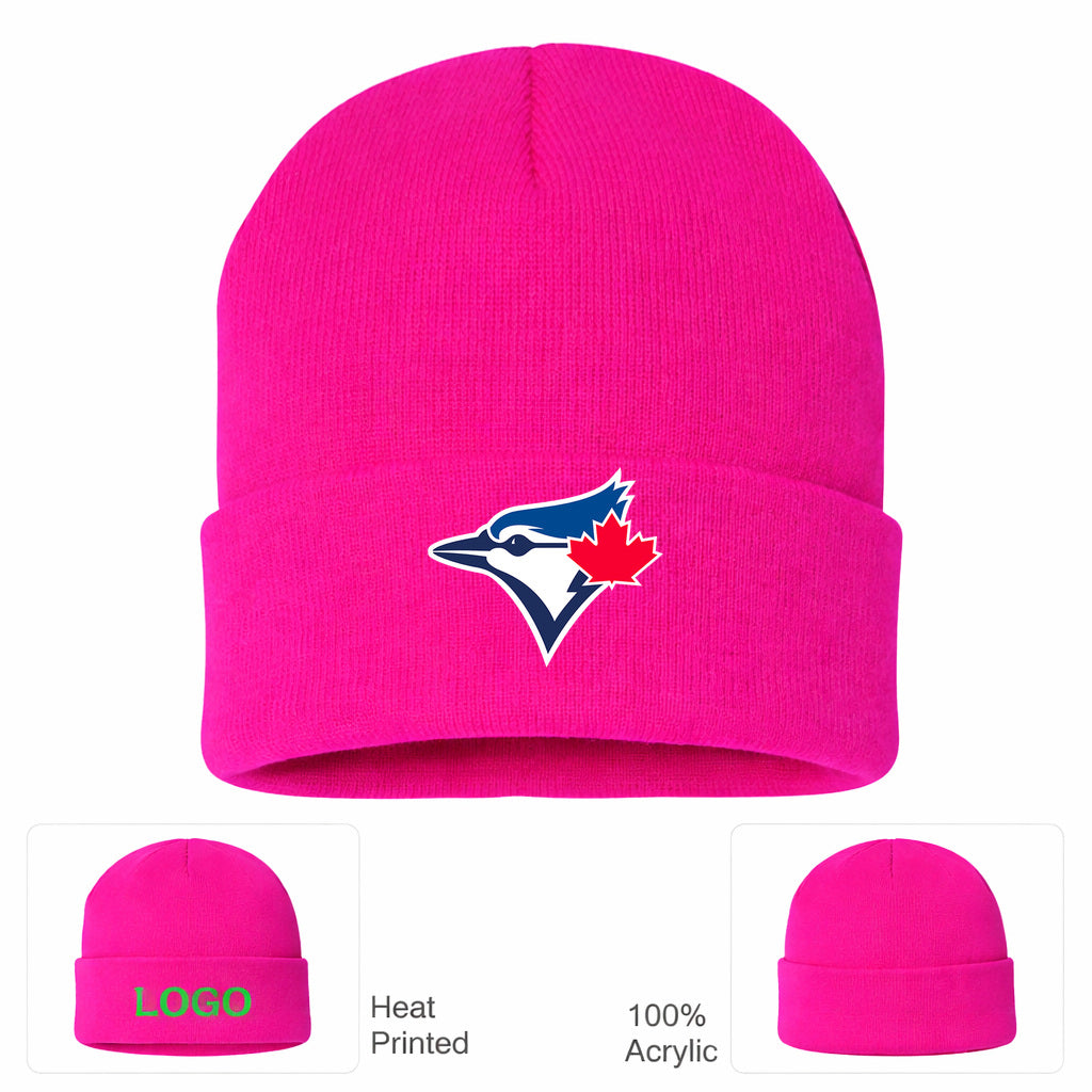 MLB Toronto Blue Jays Beanie Hat - Hot Pink