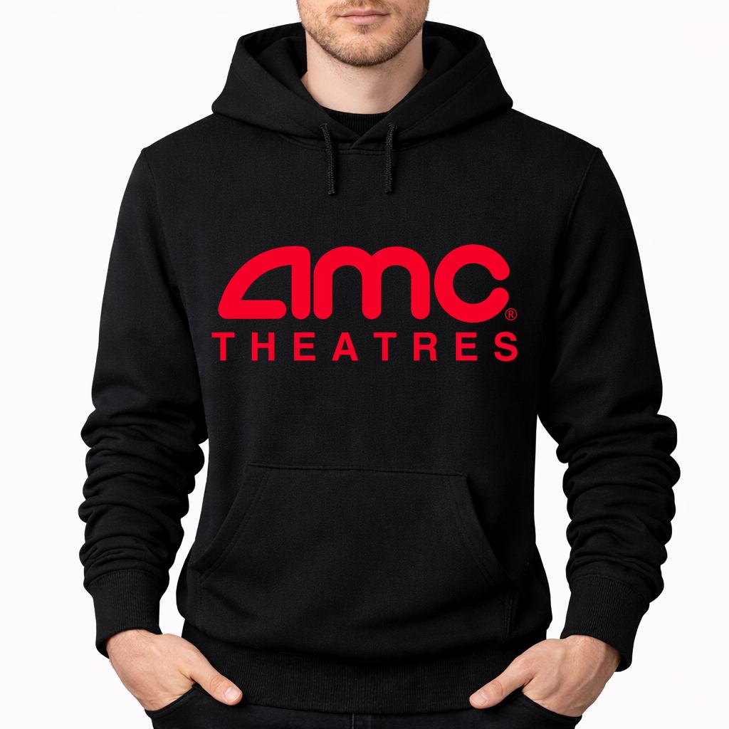 Men's AMC Theatres Pullover Hoodie - Black