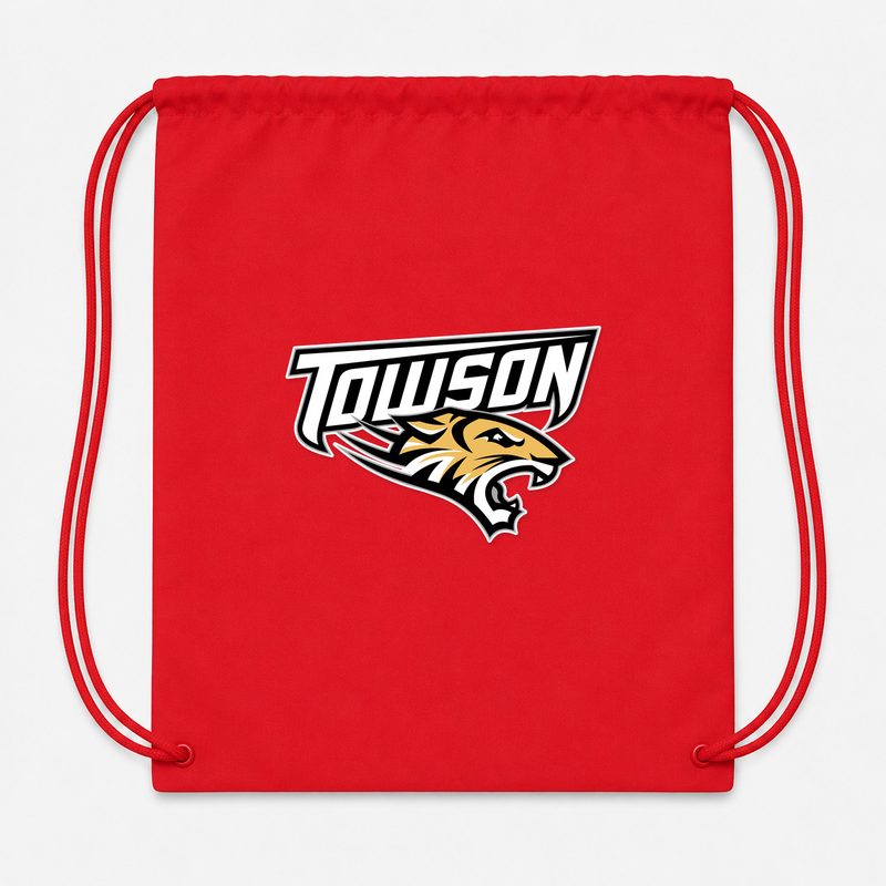 Towson Tigers Drawstring Bag - Red