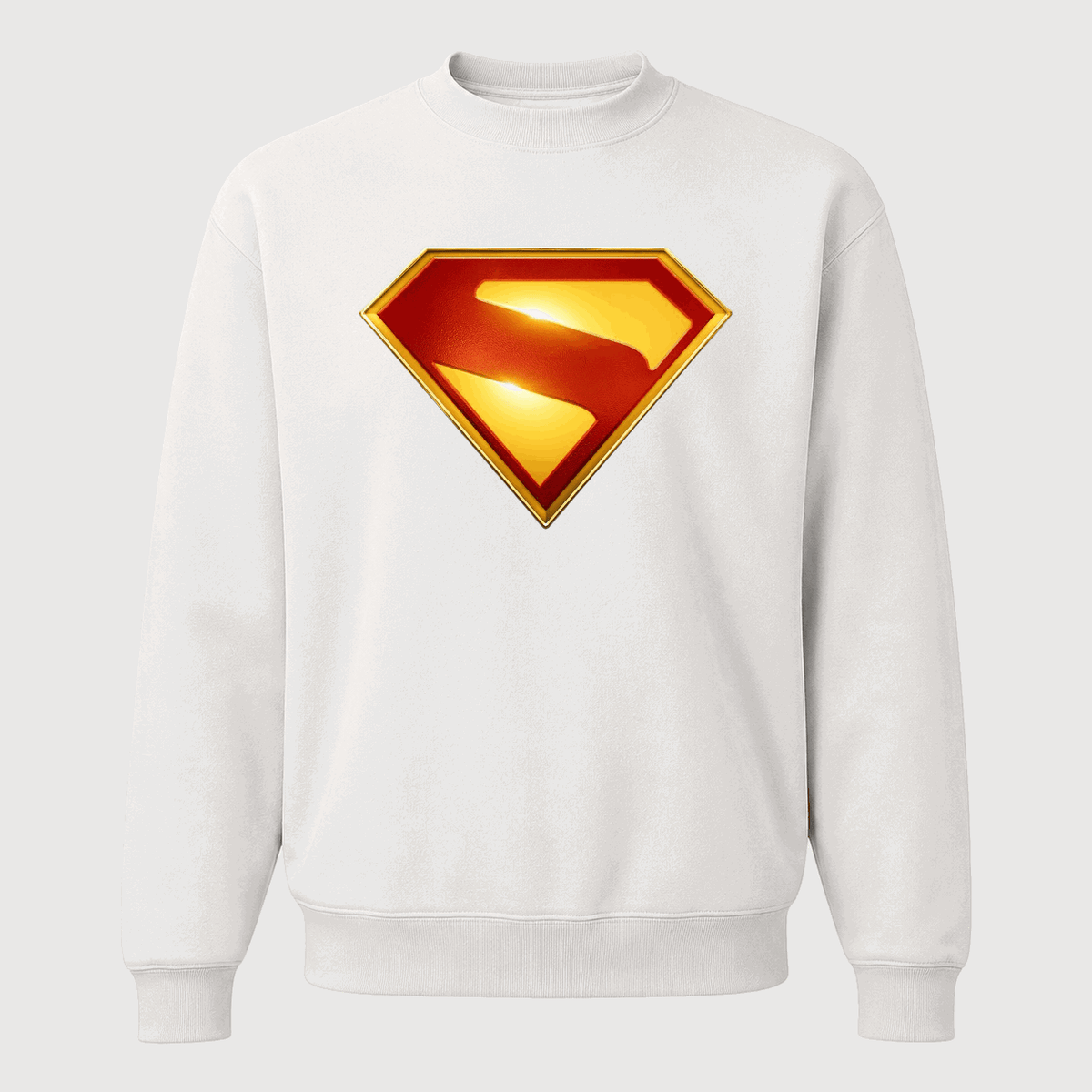 Men's Superman 2025 Crewneck Sweatshirt - White