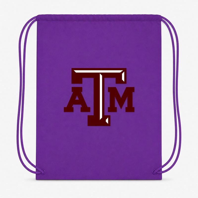 Texas Am University Drawstring Bag - Purple