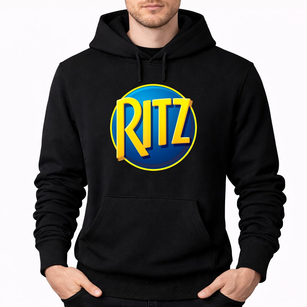 Men's Ritz Mondelez Food Pullover Hoodie - Black