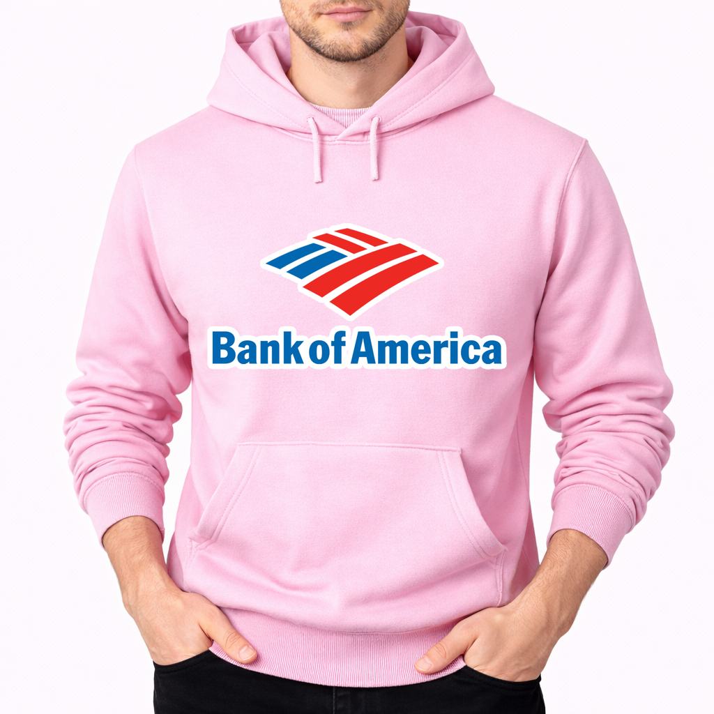 Men's Bank of America Pullover Hoodie - Pink