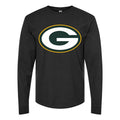 Men's Green Bay Packers Long sleeves Cotton Blend T-Shirt - Black