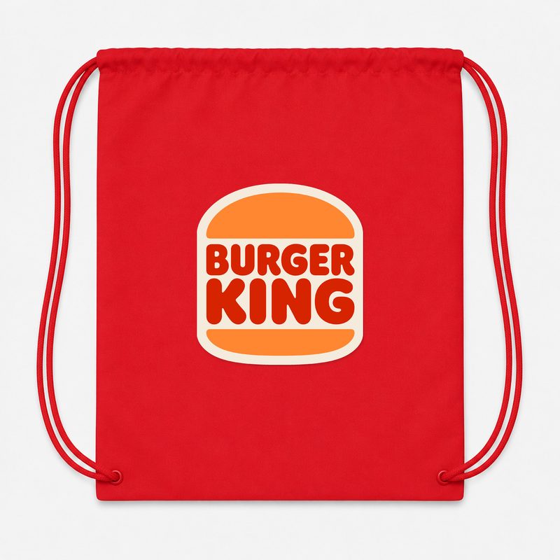 Burger King Drawstring Bag - Red