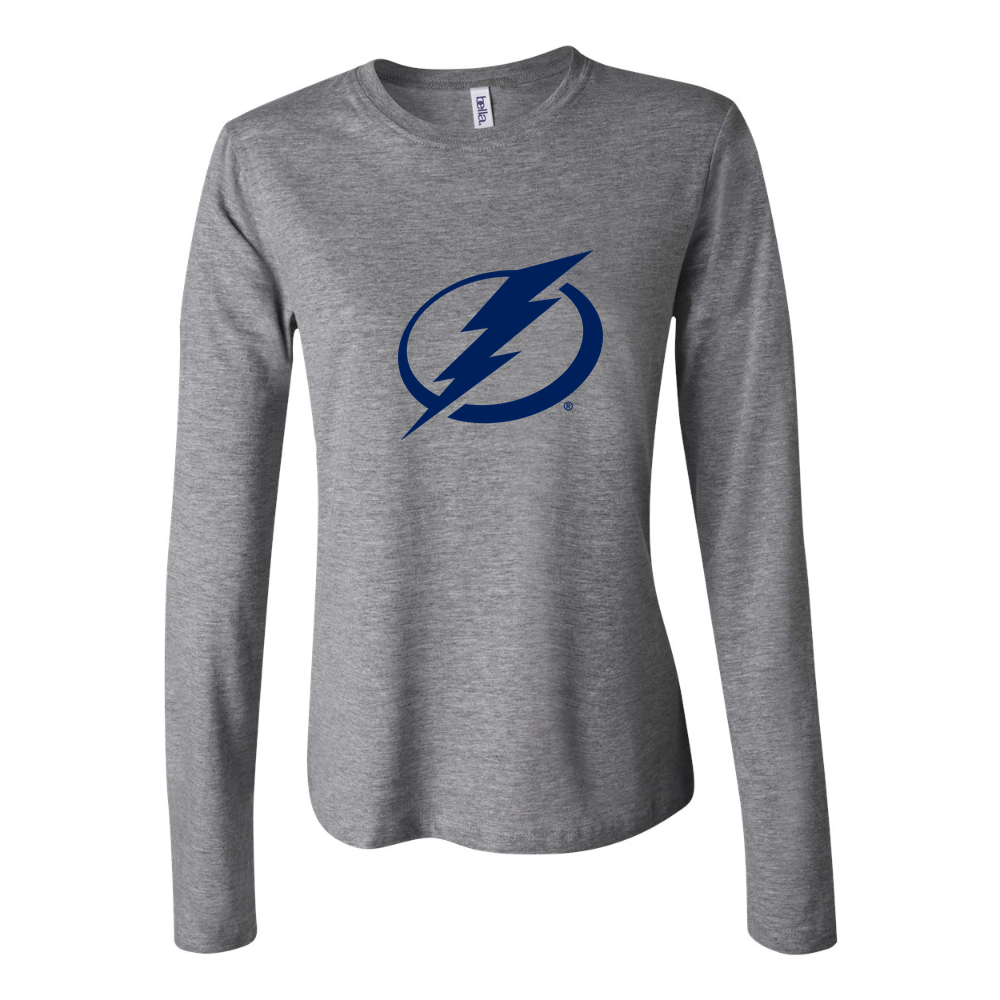 Women's Tampa Bay Lightning Long Sleeve T-Shirt - Gray