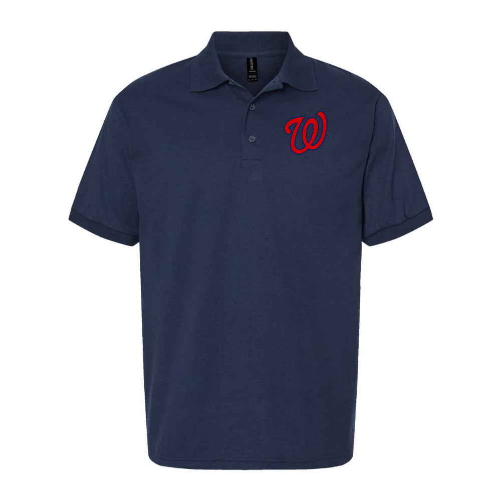 Men's Washington Nationals Dry Blend Polo - Navy