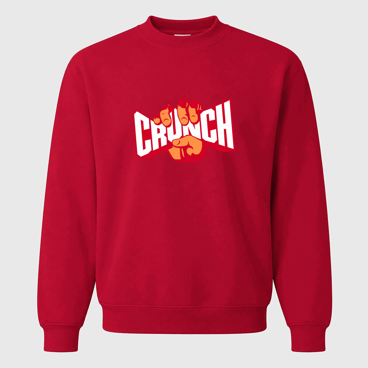 Men's Crunch Fitness Crewneck Sweatshirt - Red