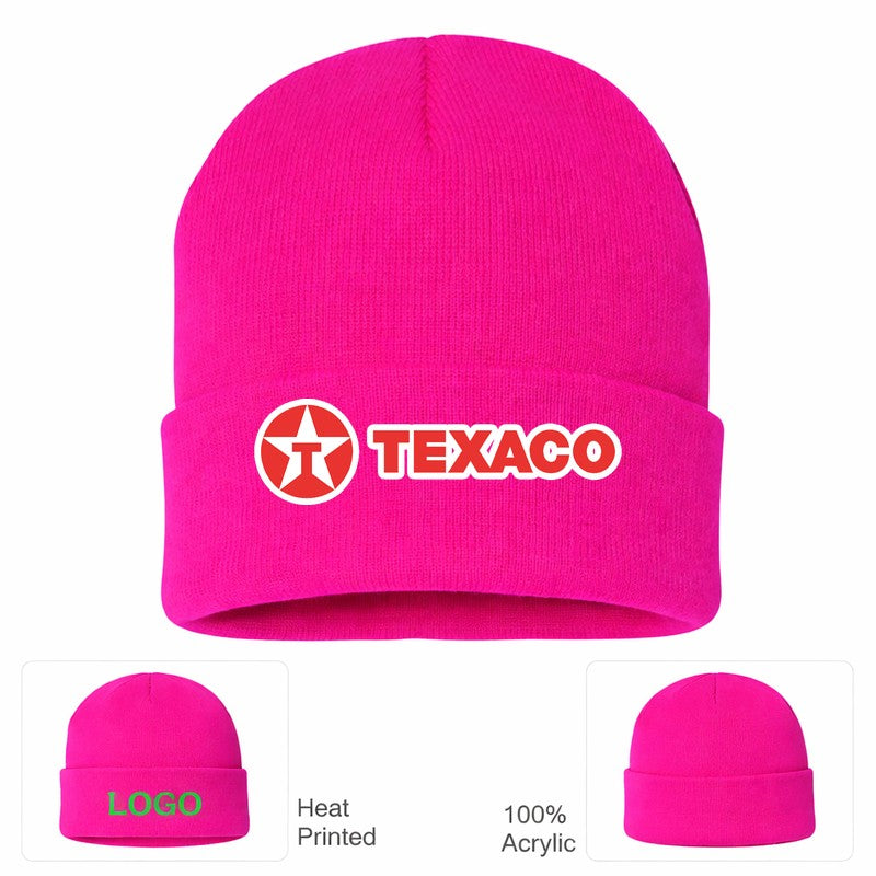 Texaco Hot Pink Beanie Hat
