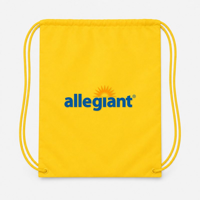 Allegiant Air Drawstring Bag - Yellow