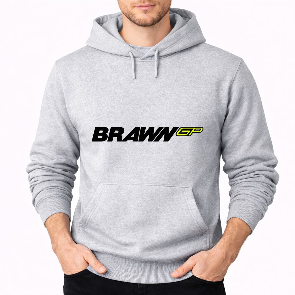 Men's Brawn GP Pullover Hoodie - Gray