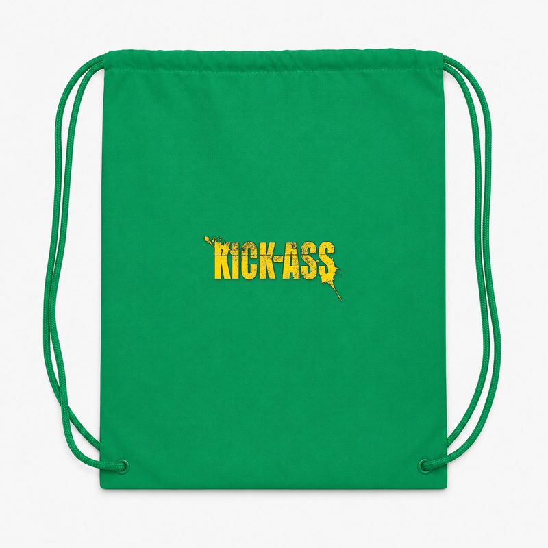 20822 3 Kick Ass Picture Drawstring Bag - Green