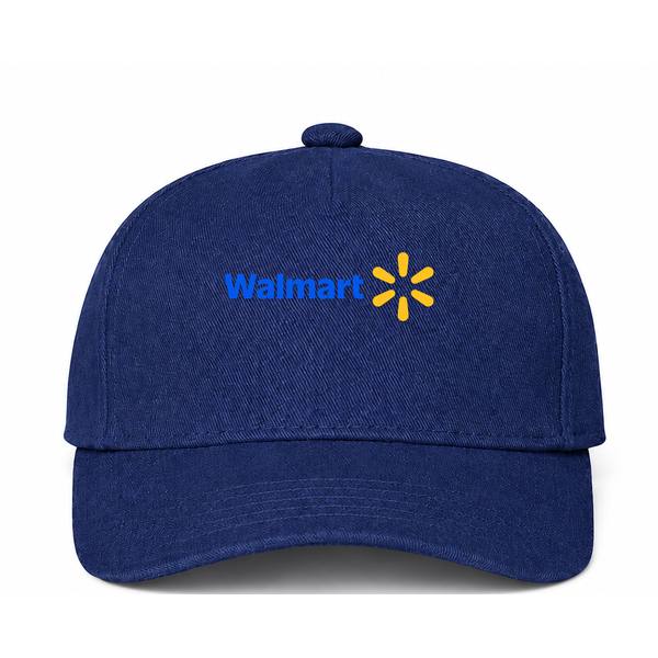 Walmart Logo Navy Dad Baseball Cap Hat