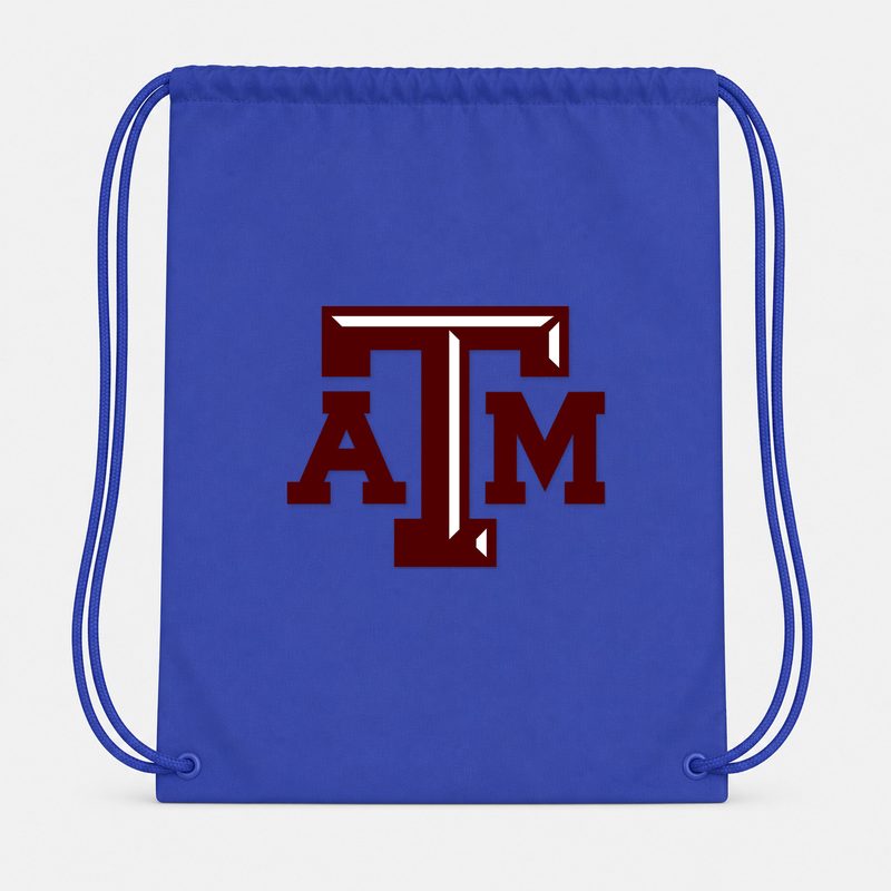 Texas Am University Drawstring Bag - Blue