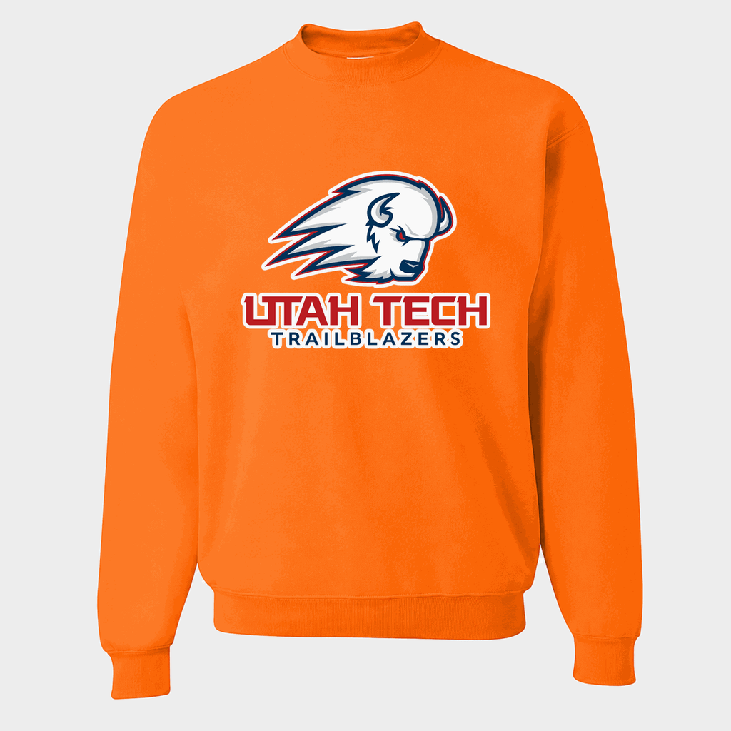 Men's Utah Tech Trailblazers Crewneck Sweatshirt - Orange