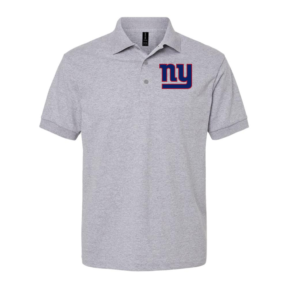 Men's New York Giants Dry Blend Polo - Gray