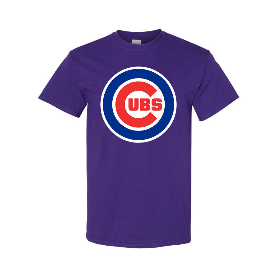 Men's Chicago Cubs Cotton T-Shirt - Purple