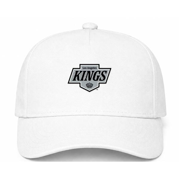 Los Angeles Kings NHL Logo White Dad Baseball Cap Hat
