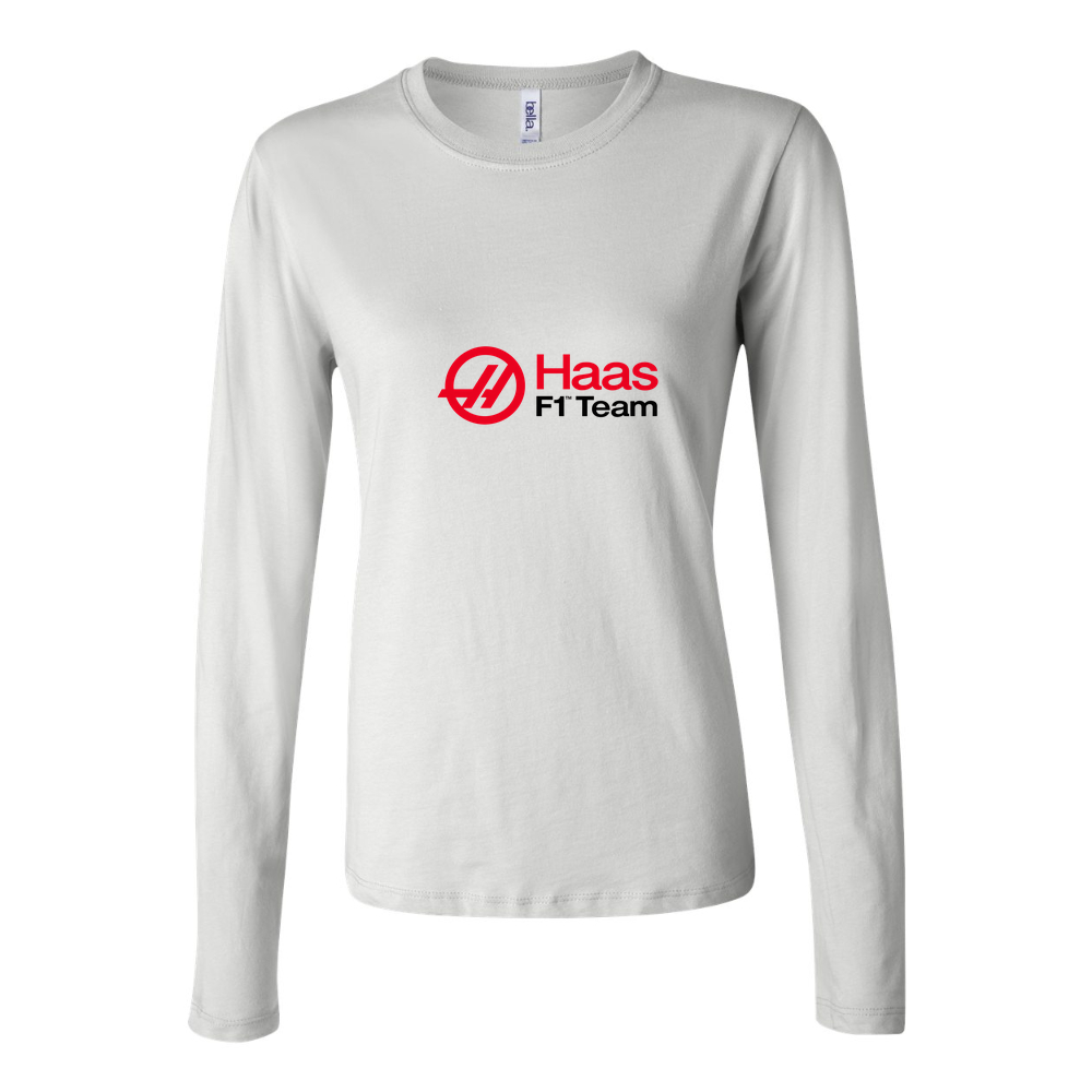 Women's Haas F1 Team Long Sleeve T-Shirt - White