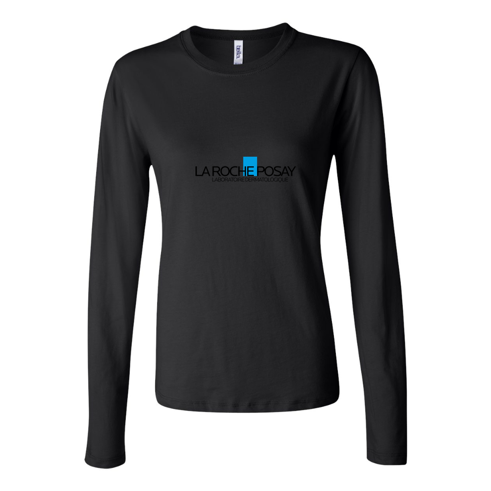 Women's La Roche Posay Logo 1536x864 Long Sleeve T-Shirt - Black