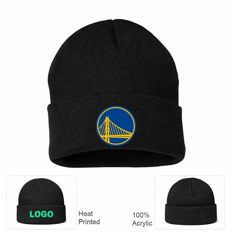 Golden State Warriors Black Beanie Hat