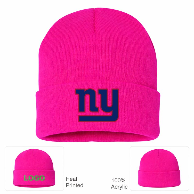 New York Giants Hot Pink Beanie Hat