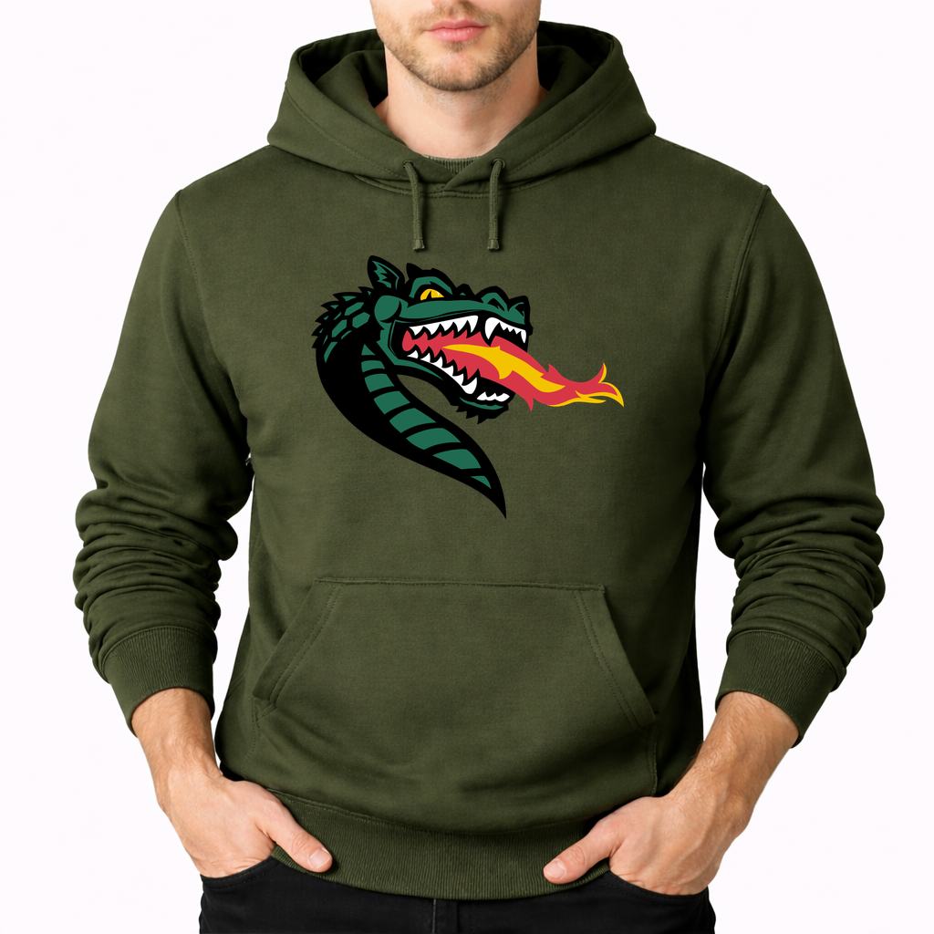 Men's UAB Blazers Pullover Hoodie - Army Green
