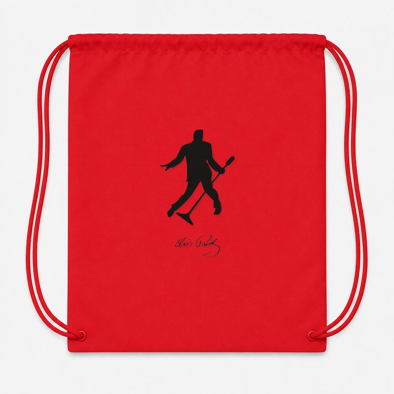 Elvis Presley Drawstring Bag - Red