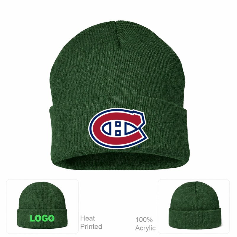 Montreal Canadiens Forest Green Beanie Hat