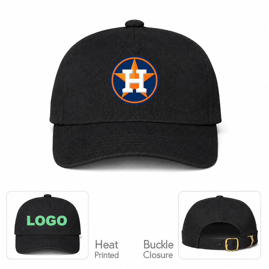 MLB Houston Astros Baseball Cap Hat - Black