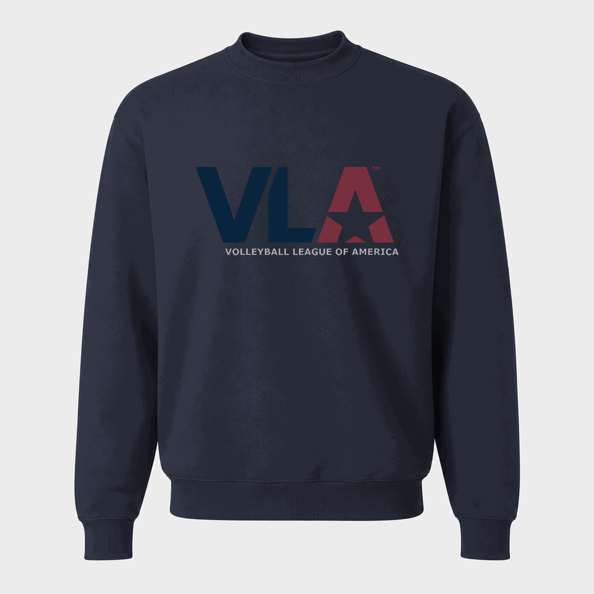 Men's American Volleyball League Crewneck Sweatshirt - Navy