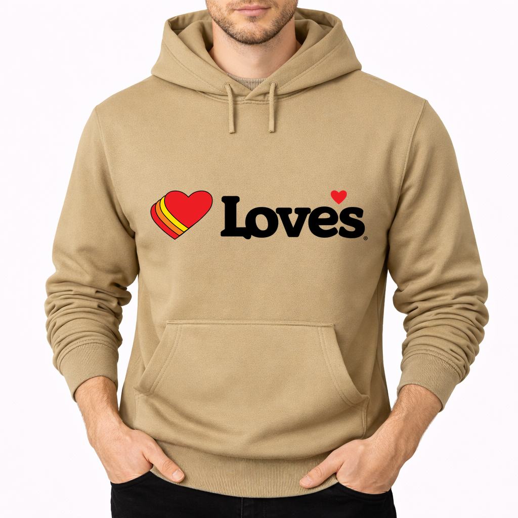 Men's Love's Travel Stops Pullover Hoodie - Tan