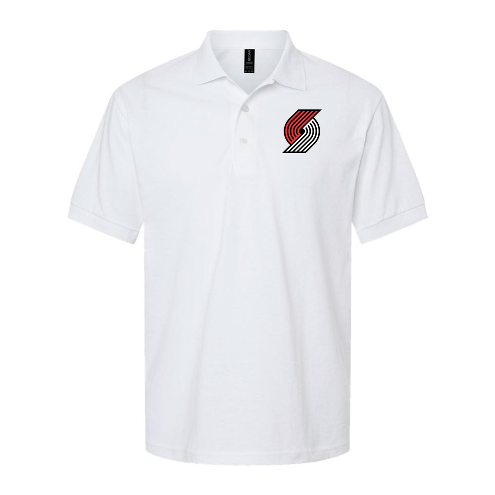 Men's Portland Trail Blazers Dry Blend Polo - White