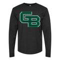 Men's Wisconsin Green Bay Phoenix Logo Long sleeves Cotton Blend T-Shirt - Black