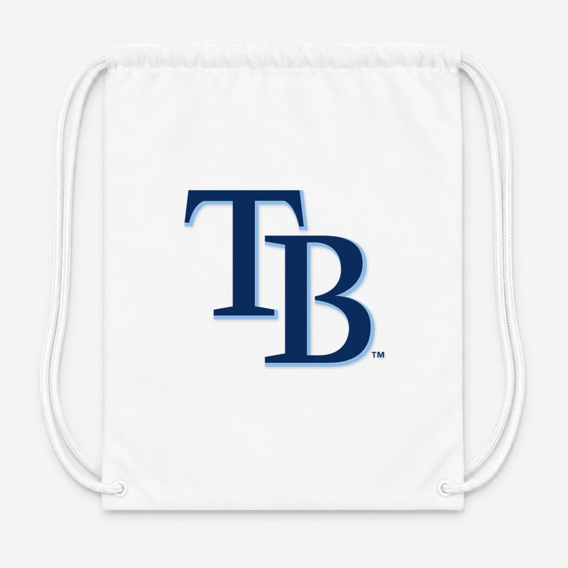 Tampa Bay Rays Drawstring Bag - White