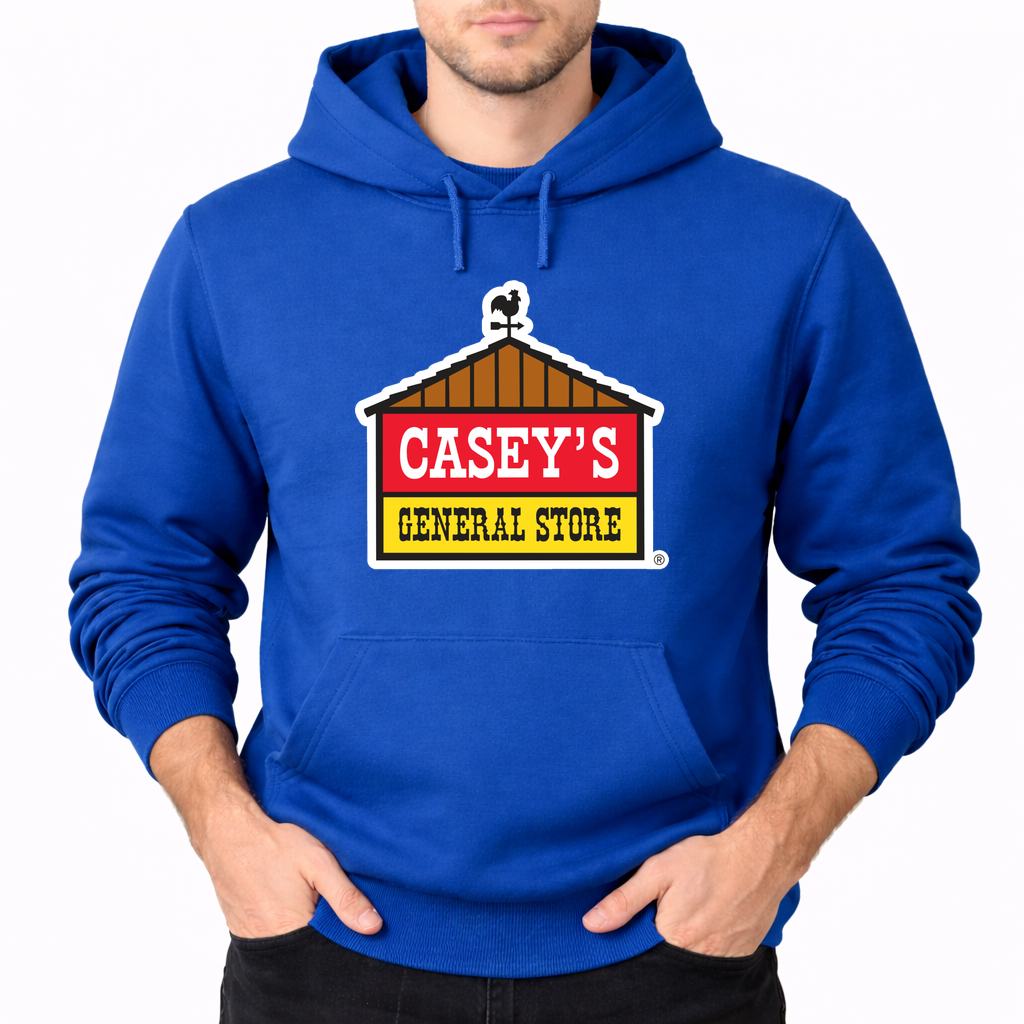 Men's Casey's General Stores Pullover Hoodie - Blue