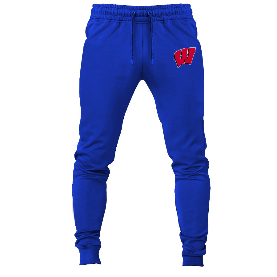 Wisconsin Badgers joggers sweatpants - Royal Blue